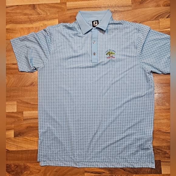 FootJoy Other - FootJoy Golf Polo Shirt XL 121st U.S. Open Torrey Pines Blue Pattern FJ Logo